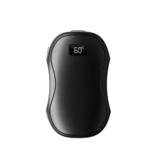 2 In 1 Magnetic Hand Warmer Creative Split Power Bank Mini Dual-sided Heating Hand Warmer with Digital Display Magnetic