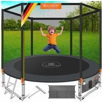 KESSER Gartentrampolin, Ø 305 cm, Trampolin TÜV Rheinland GS Zertifiziert Komplettset Sicherheitsnetz
