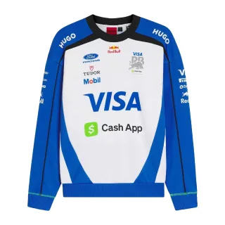 Hugo - "Vcarb" Sweatshirt für Herren, Rundhalsausschnitt (Mittelblau)