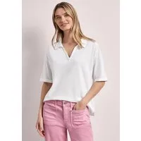 STREET ONE Poloshirt im soften Baumwoll-Mix