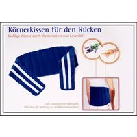 Spetebo Wärmekissen XXL Körnerkissen + Lavendel zum Umbinden - 130 cm, (Packung, 1-tlg), Rücken Wärmekissen für die Mikrowelle