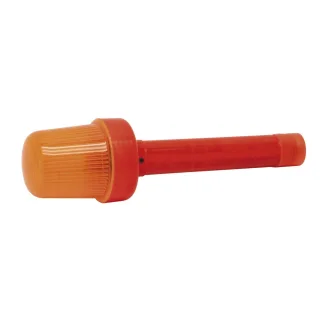 Dönges Blinkleuchte für Faltleitkegel , orange, 16 x 4,5 cm