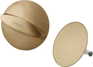 Hansgrohe Ab-u.Überlaufgarnitur Flexaplus F-Set (Griff u.Stopfen) Brushed Bronze, 58185140 58185140