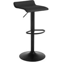 Woltu Barhocker (1 St), Design Hocker stufenlose Höhenverstellung Kunstleder