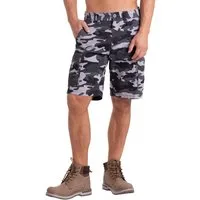 BlauerHafen Cargobermudas Herren Heer Camouflage Cargo Shorts Baumwolle Combat Arbeitskleidung 6 Cargotasche