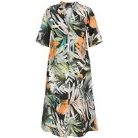 Doris Streich Sommerkleid mit Dschungel-Print