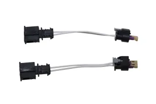 Original Kufatec Kabelsatz Kabelbaum Adapter Kabel Einstiegsbeleuchtung Plug&Play für VW T5 / T6 auf T6.1