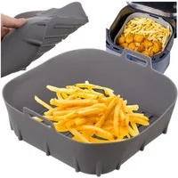 Ruhhy Silikonform Silikoneinsatz Fritteuse, (Spar-Set 1-tlg), Spülmaschinenfest und leicht per Hand zu reinigen, spart Zeit