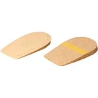 filsko Fersenkissen Leder & Kork Fersenpolster Fersenschutz Damen Herren (1-tlg), 100% Leder, verbesserter Komfort, Freizeitschuhe, Arbeitsschuhe