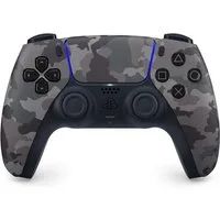 Playstation PS5 DualSense Wireless Controller Grey Camouflage + SA DualSense Wireless-Controller (inkl. 2x Stickabdeckung/Schutz (Farbe zufällig)