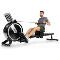 Sportstech Rudergerät SP_PROwer, LED Knob Display, 32 Widerstandsstufen, Tablethalterung