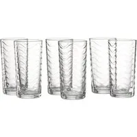 Ritzenhoff & Breker Longdrinkglas Wave Longdrinkglas 250 ml, Glas