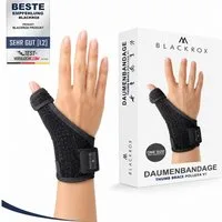 BLACKROX Daumenbandage [Vergleichssieger 2026] POLLEXA V1, Daumenstütze, One Size