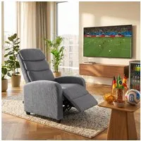 Home affaire Relaxsessel BERVILLE, TV-Sessel, Ruhesessel mit Schlaffunktion, Webstoff, Liegesessel mit manueller Relaxfunktion