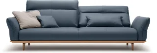 Creation BY ROLF BENZ 4-Sitzer "CR.460 Designsofa mit erstklassigem Sitzkomfort" Sockel in Eiche, Füße Eiche natur, Breite 248 cm