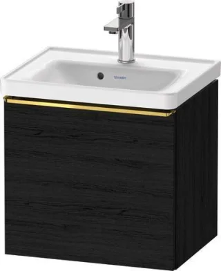 Duravit D-Neo Waschtischunterbau wandhängend Eiche Schwarz Matt 484x372x440 mm - DE4248034160000 DE4248034160000