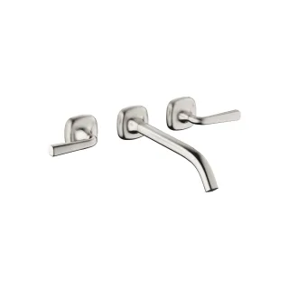 Dornbracht Waschtisch-Wandbatterie ohne Ablaufgarnitur COYA 36717414 Platin gebürstet,36717414-06 36717414-06