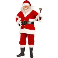 thetru Kostüm Weihnachtsmann Kostüm - Faschingskostüm Karneval, Weihnachtliche Komplettaustattung – Santas ganzer stolz