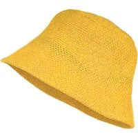 styleBREAKER Fischerhut Fischerhut aus Papierstroh - Knautschhut (1-St)