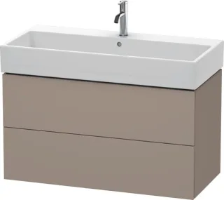 Duravit L-Cube Waschtischunterbau wandhängend Basalt Matt 984x459x544 mm - LC627804343 LC627804343