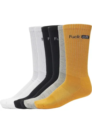 MisterTee Strümpfe "MisterTee Unisex Fuck Off Socks 6-Pack" 1 Paar tlg.