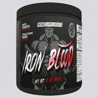 American Supps Iron Supplements Iron Blood Pre-Workout Booster Caro & Andreas Robens Pulver, 340 g