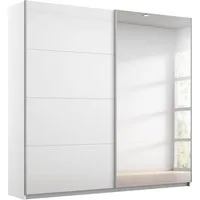 OTTO home Schwebetürenschrank Kleiderschrank Schrank Garderobe Schlafzimmerschrank THANOS (3 verschiedene Ausstattungen BASIC/CLASSIC/PREMIUM (inkl. SOFT-CLOSE) Optional mit Spiegel, Metall-Griffleisten alufarben MADE IN GERMANY