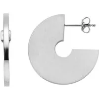 Esprit Paar Ohrstecker ESER00752100, Esprit ESER00752100 Damen Ohrstecker Edelstahl Silber