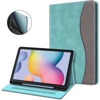 Fintie Tablet-Hülle für Samsung Galaxy Tab S6 Lite 10.4 2024/2022/2020, Soft TPU Rückseite, Schutzhülle mit S Pen Halter und Dokumentschlitze