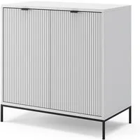 Vicco Kommode Eliza, Weiß, 80 x 81.2 cm mit 2 Türen (1 St)