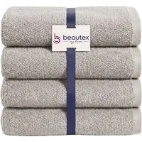 Beautex Handtuch Set, Premium Frottier Sets, 100% Baumwolle 550g/m², Multischlaufen-Optik, Frottier, saugstark, weich, flusenfrei, schnelltrocknend, schadstoffgeprüft