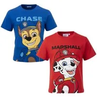 PAW PATROL T-Shirt PAW PATROL Jungen T-Shirt, Kinder 2er Pack