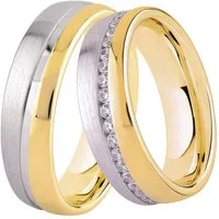 DOOSTI Trauring Schmuck Geschenk Silber 925 Trauring Ehering Partnerring LIEBE, wahlweise mit oder ohne Zirkonia