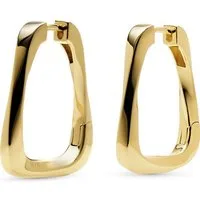 JETTE Paar Creolen JETTE Damen-Creolen 925er Silber (Paar), SIMPLE