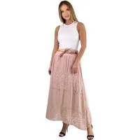 Mississhop A-Linien-Rock Baumwolle Rock Sommerrock locker Freizeit 100% M.3094
