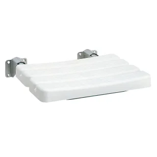 KWC Aquarotter Duschklappsitz, CONTINA, Edelstahl, 484x115x526 mm, Sitzfläche Polyethylen, 200005773 2000057738