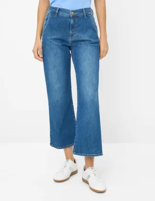 Brax Damen Culotte Style MAINE S, denim blau, Gr. 38