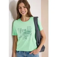 CECIL Rundhalsshirt Rundhalsausschnitt