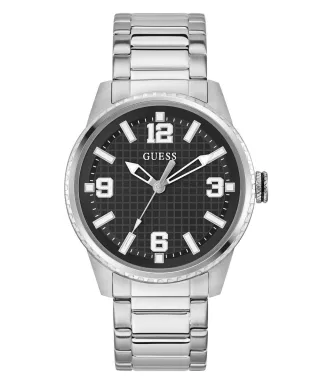 Guess Varsity G Silber Herren Armbanduhr GW0889G1