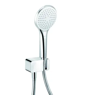 Kludi Freshline 1S Brause-Set 678700500 chrom, inkl. Hansbrause, Brauseschlauch, Halterung