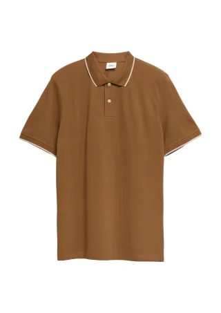 s.Oliver - Polo-Shirt braun - Gr. - M