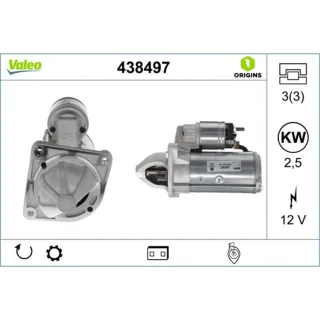 Valeo Anlasser 2,5 kW Citroen Fiat Iveco Peugeot