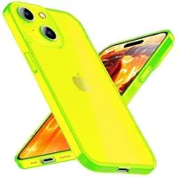 Nalia Smartphone-Hülle Apple iPhone 15 Plus 17 cm (6,7 Zoll), Klare Neon Silikon Hülle / Bunt / Durchsichtig Transparent / Slim Case