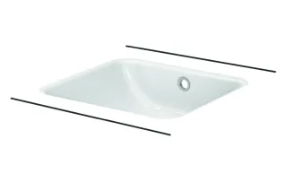 Bette Waschtisch Rechteck One Unterbau 000 A135-000