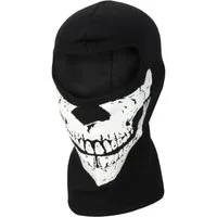 normani Skimütze Sturmhaube 1-Loch aus Baumwolle mit Totenkopfmotiv Gesichtsmaske Motorradmaske Multifunktionstuch Halloweenmaske