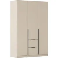 OTTO home Drehtürenschrank Kleiderschrank Schrank Garderobe AGORDO mit Dekor- oder Hochglanzfront (in zwei Griff-Farben, Breite 136 cm) mit Außenschubkästen, Serie in 7 Breiten und 2 Höhen MADE IN GERMANY