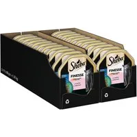 Sheba SHEBA® Schale Finesse Feine Pastete mit Lachs MSC 2 x 11 x 85g, Nassfutter für: Katze