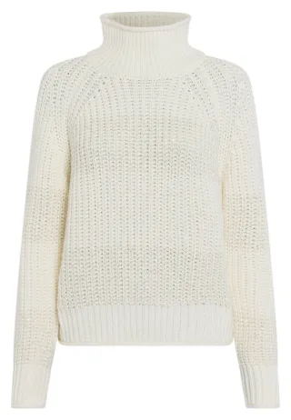 Marc Aurel - Pullover mit Pailletten-Ringeln creme varied - Gr. - 42