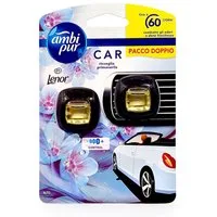 ambi pur Geruchsentferner Car Duftclips für das Auto Lenor Aprilfrische Duo-Pack (2x 2 ml) (Duo-Pack, Duo-Pack (2x 2ml), entfernt unangenehme Gerüche langanhaltend