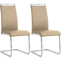 MÖBILIA Freischwinger (Set, 2 St), mit Wellenunterfederung